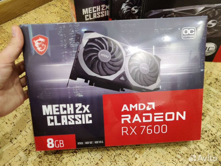 Видеокарта MSI/ASRock RX 7600