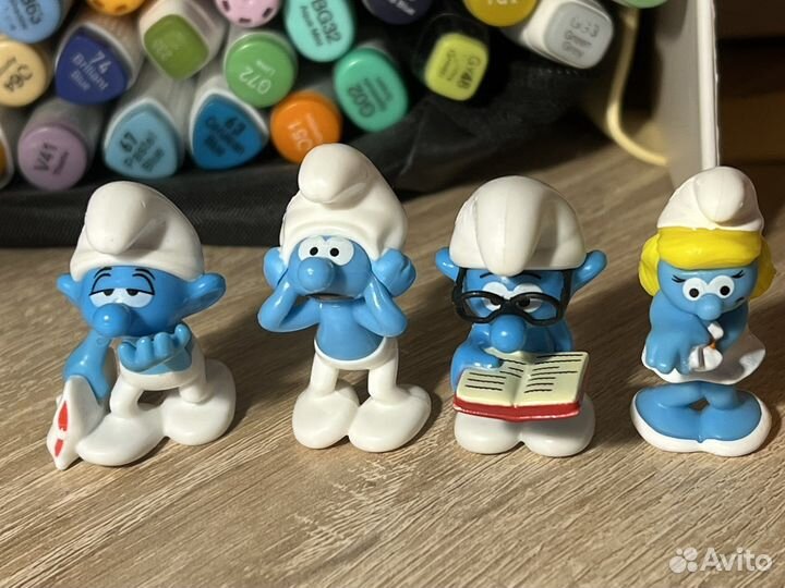 Киндер сюрприз смурфики