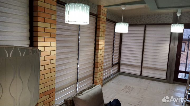 Рулонные шторы Зебра