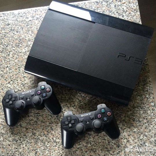 Sony PS3 super slim 46 игр прошитая