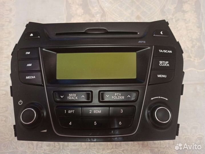 Штатное головное устройство hyundai santa fe