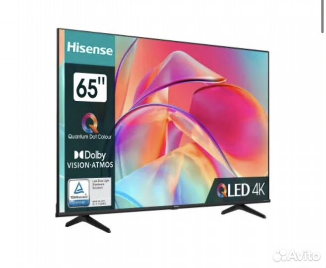 Телевизор Смарт Hisense 65 qled 4K UHD новый