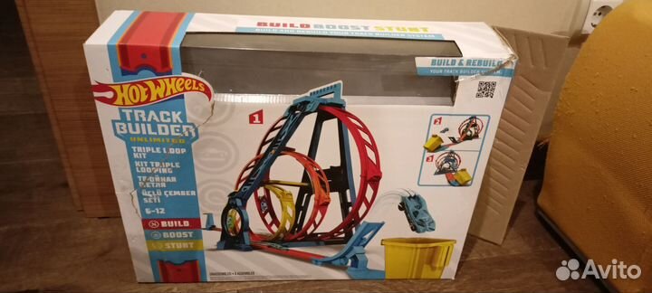 Hot wheels трек Triple Loop