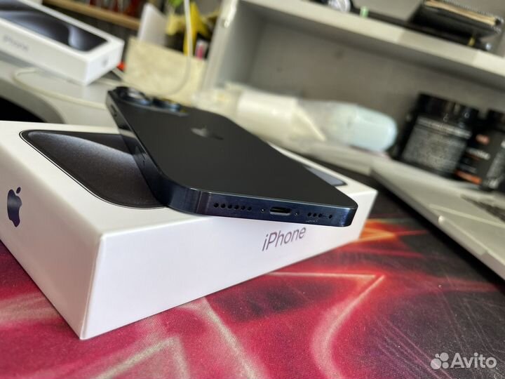 iPhone Xr в корпусе 15 pro 128gb 2sim синий титан