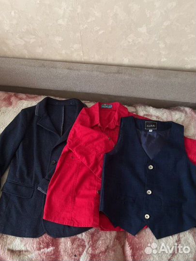 Вещи пакетом на мальчика 128-140 размер (6-7 лет)