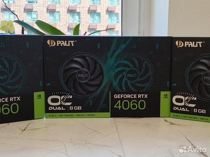 Новые RTX 4060 Palit Dual OC 8GB