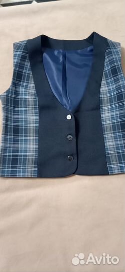 Жилетка школьная для девочки рост 158-164