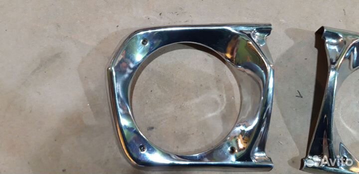 Облицовка фар газ 24 хром