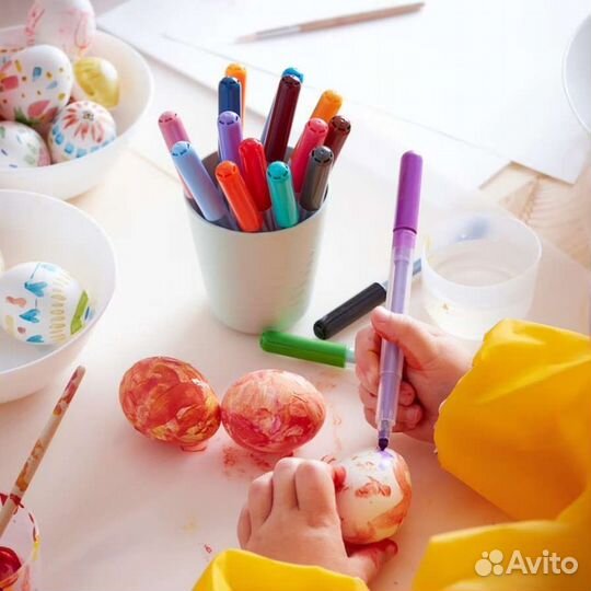 Фломастеры и тубус Мола Икеа. Вышлю