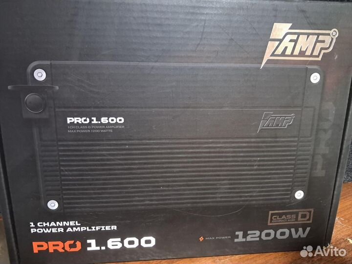 Сабвуфер и усилитель