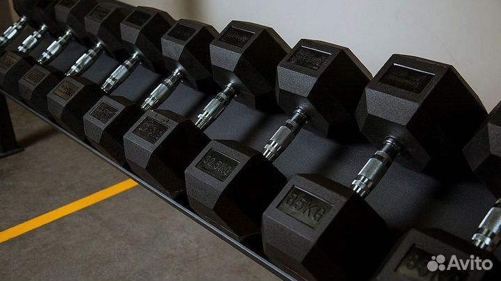 Гантельный ряд, гантели 250кг. В наличии и др.вес