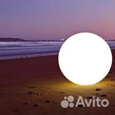 Уличный светильник led шар 50 см RGB IP65 220 В