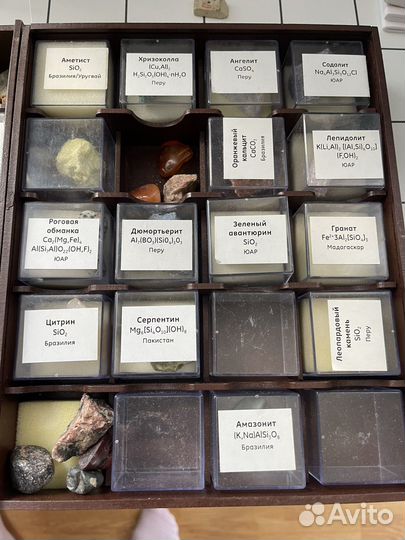 Коллекция камней минералов