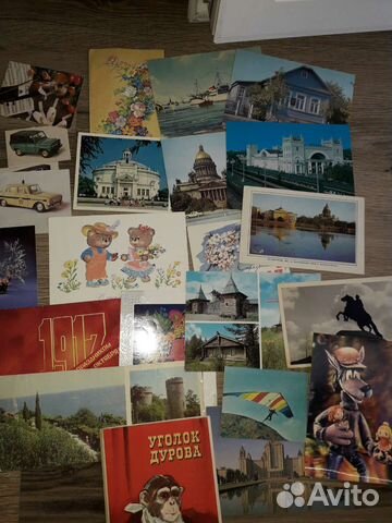 Открытки и календари времен СССР