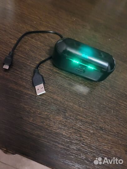 Блютуз наушники с повербанком