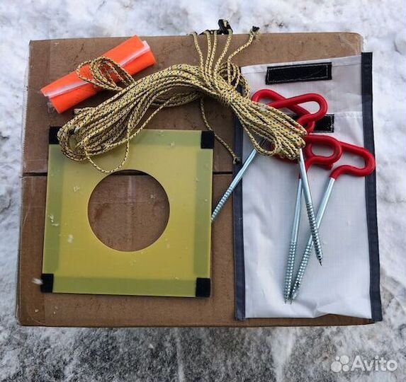 Зимняя палатка куб трехслойная