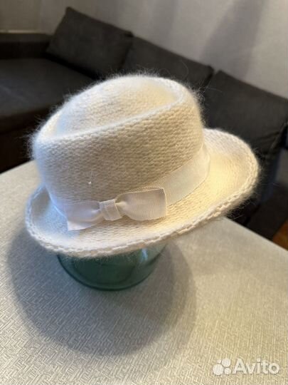 Шляпа женская белая