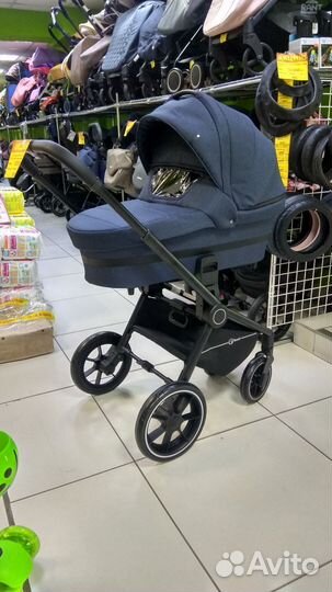 Коляска Rant Flex Grand 2в1 (jeans blue) 2021