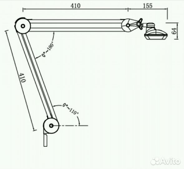 Лампа бестеневая, для лешмейкеров