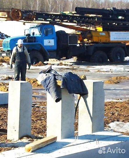 Забивные сваи под ключ