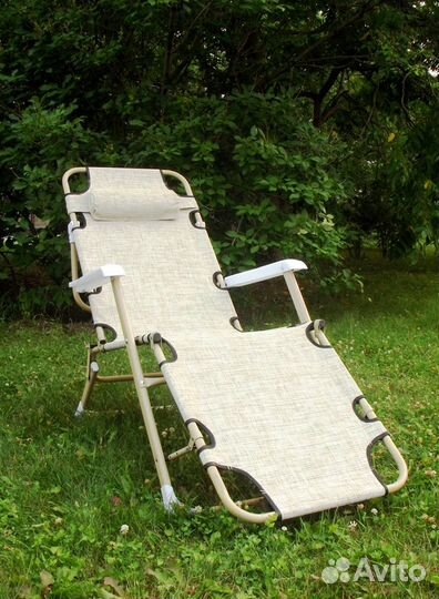 Кресло шезлонг раскладушка