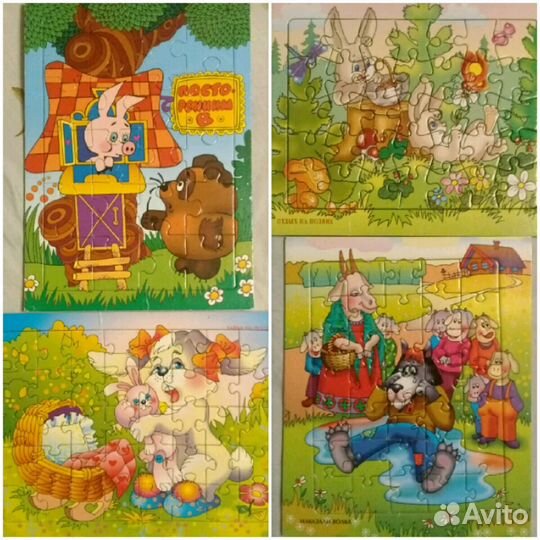 Кубики, пазлы, раскраски