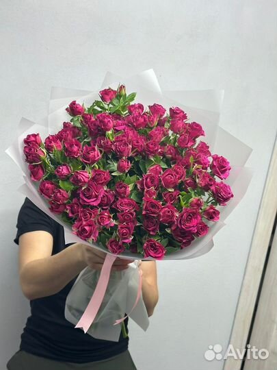 Кустовые розы / Пионовидные розы / букеты