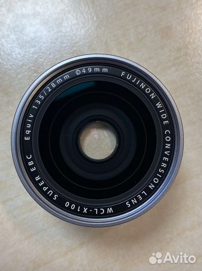 Широкоугольный конвертер fujifilm wcl x100