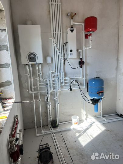 Монтаж отопление водоснабжение частных домов