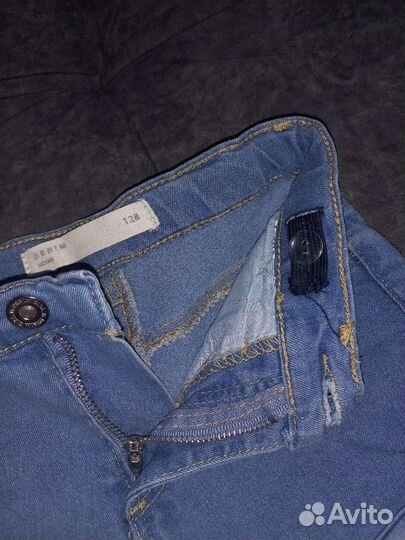 Джинсовые шорты для девочки 128 modis
