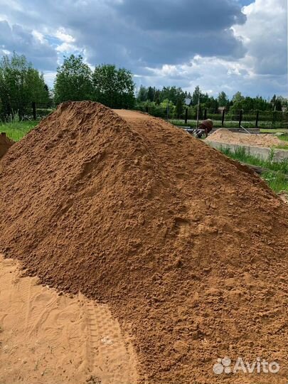 Песок карьерный с доставкой