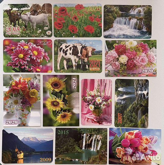 Календари: фауна, природа, цветы, мульты, гороскоп