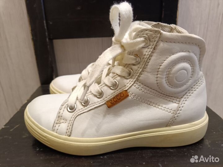 Кросовки кожаные ecco