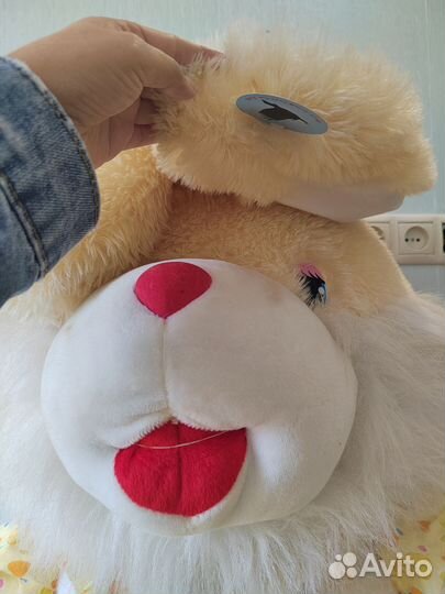 Большая мягкая игрушка заяц