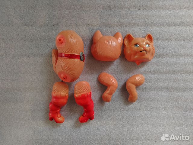 Игрушка кот в сапогах СССР целлулоид купить в Костроме | Хобби и отдых ...