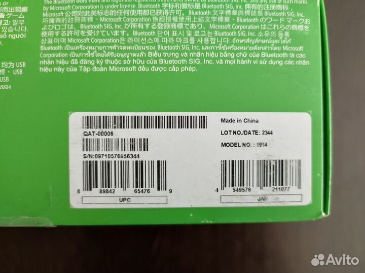 Геймпад для Xbox Microsoft Carbon Black, новый