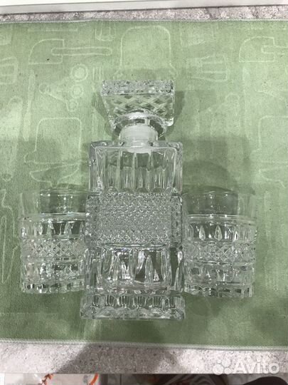 Штоф хрустальный богемия