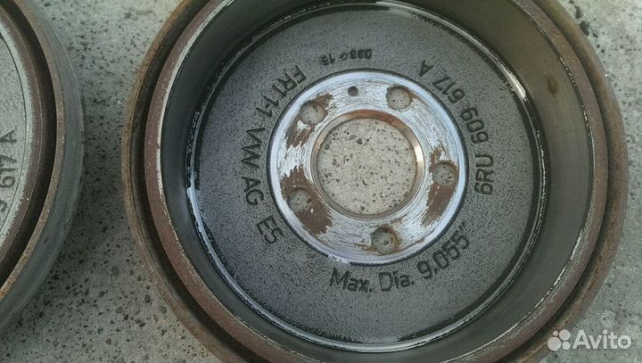 Тормозные барабаны поло седан