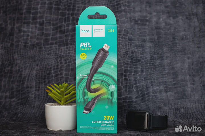 Кабель hoco Type-C X84 8 pin