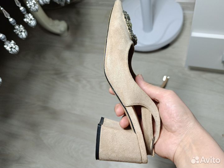 Туфли женские 38 размер бежевые