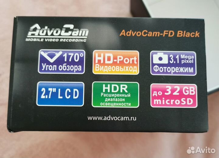 Продам видеорегистратор бу Advocam - FD black