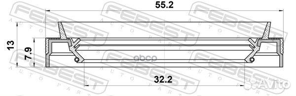 Сальник привода nissan qashqai J10E