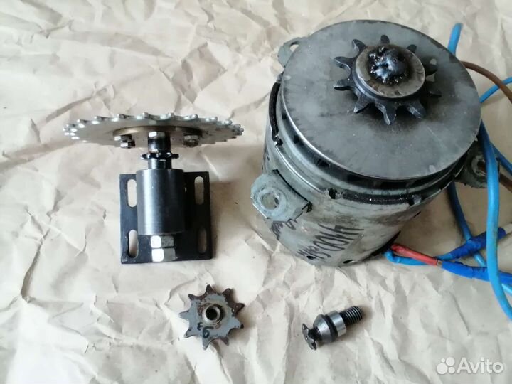 Электромотор 800 ватт 12 вольт набор