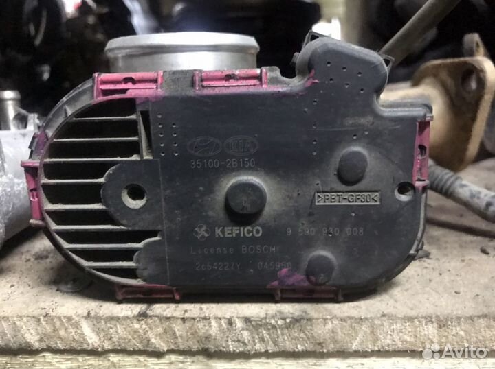 Hyundai Solaris дроссельная заслонка