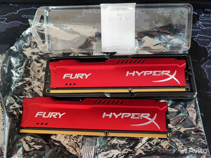 Kingston hyperx ddr3 8gb(2x4Gb) 1600 Mhz