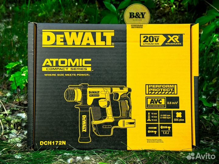 Аккумуляторный перфоратор dewalt DCH172N 20B