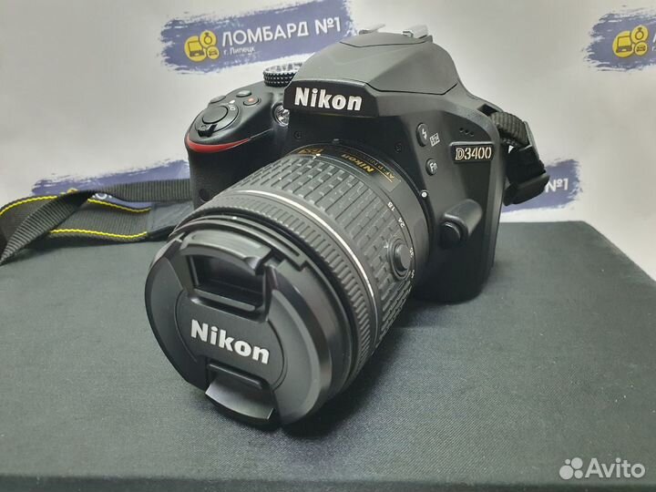 Л.С. Фотоаппарат Nikon D3400 Kit AF-P DX 18-55mm