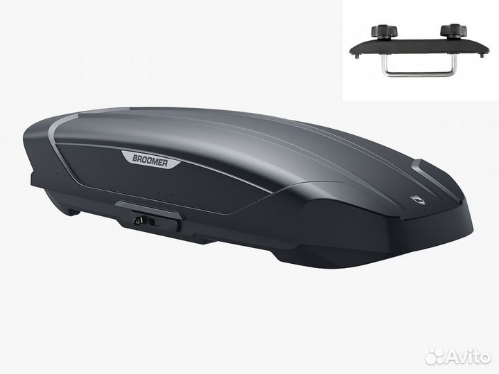 Автобокс Broomer Venture L усиленный черный