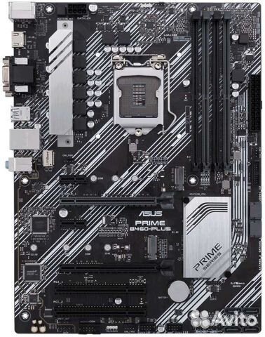Мат. плата asus prime B460-plus + проц. i5 10600