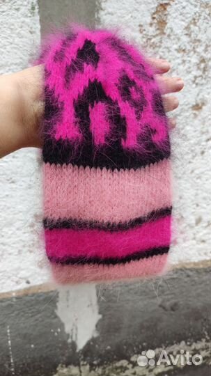 Повязка на голову вязаная